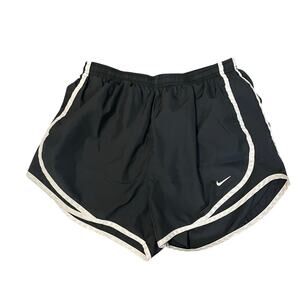 Nike Women's Tempo Dri-FIT Mid-Rise 3-in. Running Shorts Lined Black size M